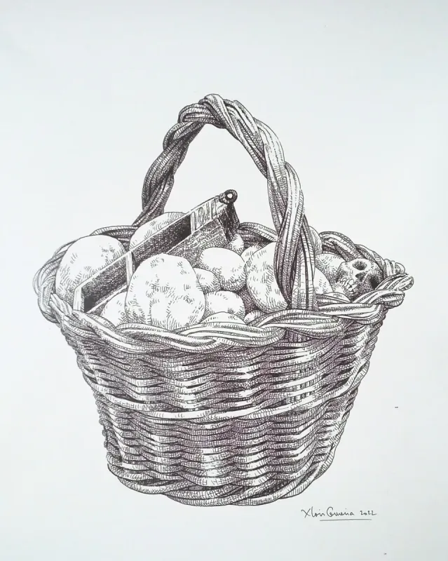 Pintura O saber cru do artista Xosé Lois Carreira