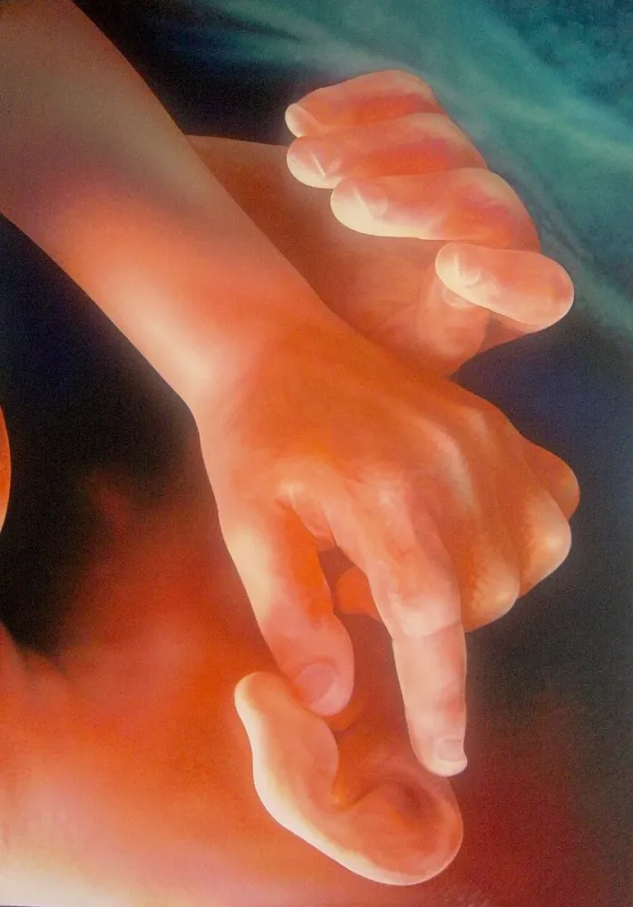 Pintura Identidade plena Óleo sobre lenzo do artista Xosé Lois Carreira