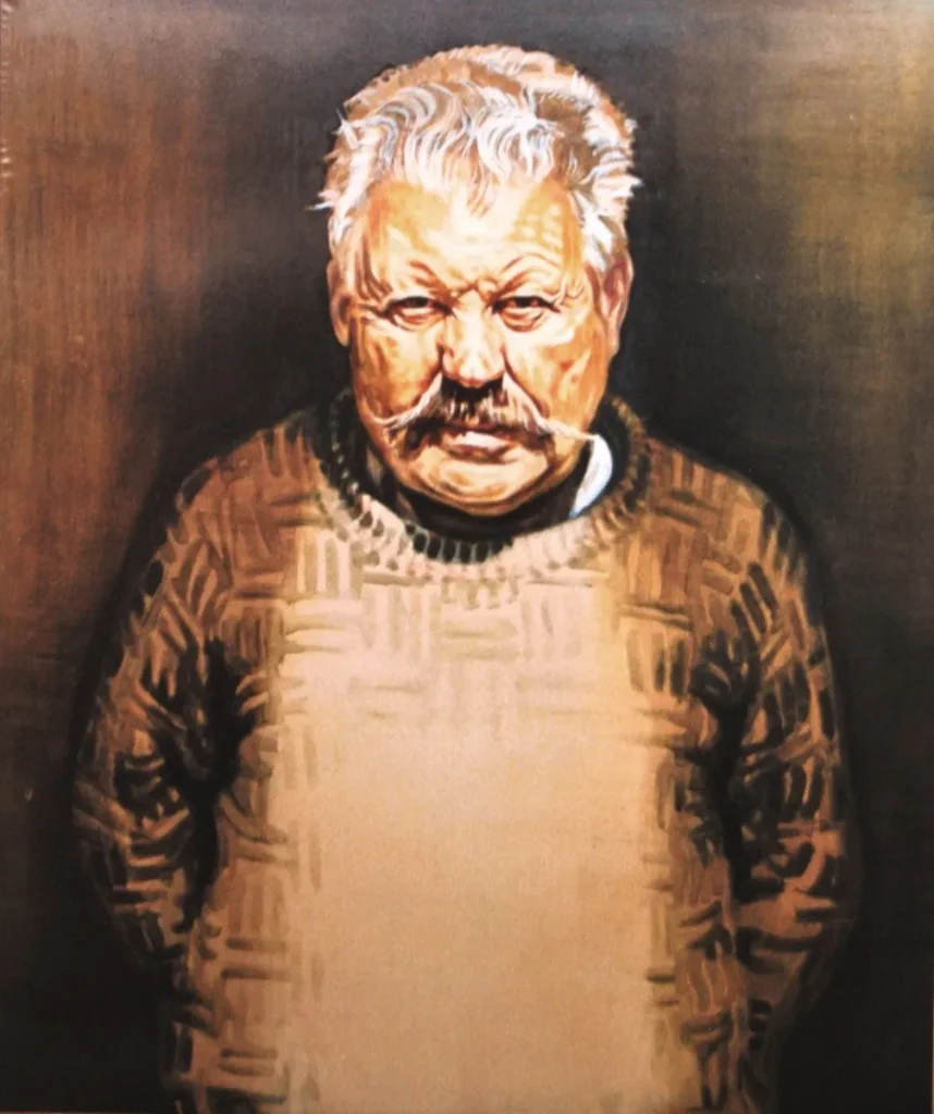 Pintura O Xoán do Porto Óleo sobre lenzo do artista Xosé Lois Carreira