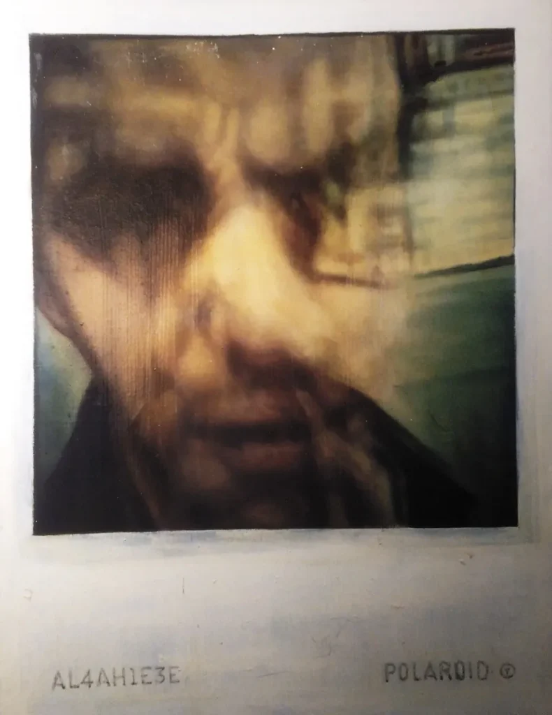 Pintura Polaroid Óleo sobre lenzo do artista Xosé Lois Carreira